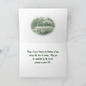 蝶ブッシュの蝶はカスタマイズ カード (内部)