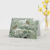 蝶ブッシュの蝶はカスタマイズ カード (黄色い花)