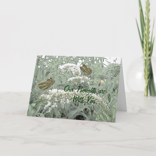 蝶ブッシュの蝶はカスタマイズ カード (正面)