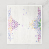 蝶ブライダルシャワー食品ラベルまたは座席表 プレイスカード (外部開封)