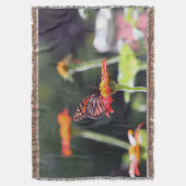 蝶ブランケット スローブランケット (正面縦)