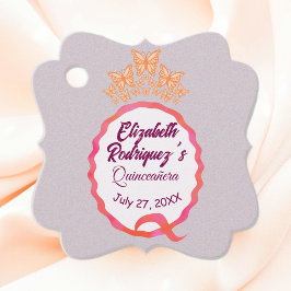 蝶プリンセスティアラクラウンスクイグルカンス フェイバータグ