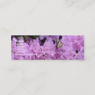 蝶プロフィールカード スキニー名刺