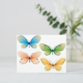 蝶ベクトルデザイン ポストカード (スタンド正面)