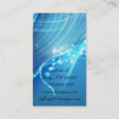 蝶ホリスティック蝶ヨガファッション美しいサロンスパ 名刺 (裏面)