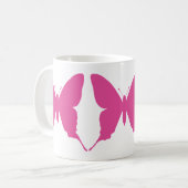 蝶マかわいらしグ コーヒーマグカップ (正面左)