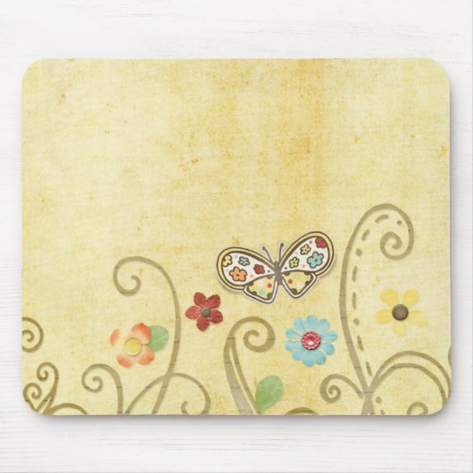 蝶マウスパッド マウスパッド (正面)