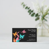 蝶マニキュア 名刺 (スタンド正面)