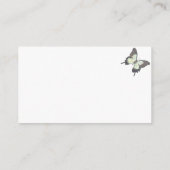 蝶ママの腹の赤ちゃんシャワーの大きさ エンクロージャーカード (裏面)