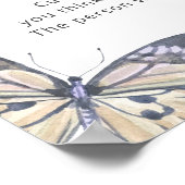 蝶ママの腹の赤ちゃんシャワーの大きさ ポスター (角)