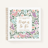 蝶ママへベビーシャワーゲストブック ノートブック (正面)