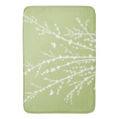 蝶ミニマルと枝のカスタム色 バスマット (正面縦)