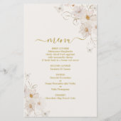 蝶メニューカード (正面)