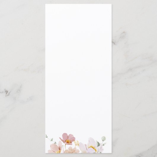 蝶メニュー メニュー (裏面)