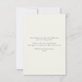 蝶モダンサンキューカード サンキューカード (裏面)