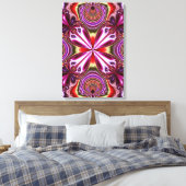 蝶モダン形抽象芸術壁 キャンバスプリント (インサイチュ (寝室))