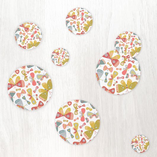 蝶モダン柄 コンフェッティ