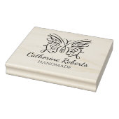 蝶モダン製カスタム手作り大型 ラバースタンプ (スタンプ)