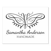 蝶モダン製カスタム手作り大型 ラバースタンプ (インプリント)