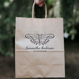 蝶モダン製カスタム手作り大型 ラバースタンプ