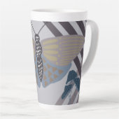 蝶モダン カフェラテマグ (右アングル)