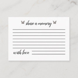 蝶モダン |共有Aメモリカード 名刺