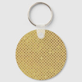 蝶モノグパーソナライズされたラム キーホルダー (裏面)