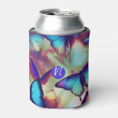 蝶モノグラム 缶クーラー (缶正面)