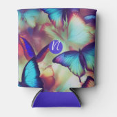 蝶モノグラム 缶クーラー (正面)