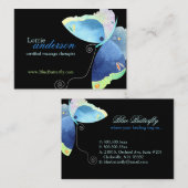 蝶ユニークマッサージセラピスト 名刺 (正面/裏面)