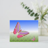 蝶ユニーク葉書 ポストカード (スタンド正面)