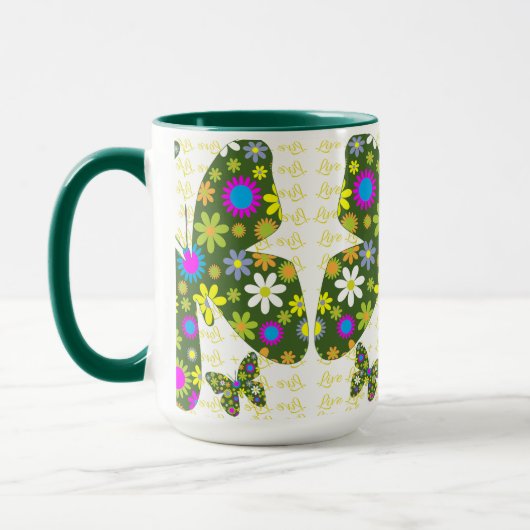 蝶ライフマグ マグカップ (左)