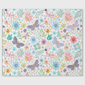 蝶ラッカラフルピング紙 ラッピングペーパー (フラット)