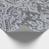 蝶ラッピングアンティーク付き紙 ラッピングペーパー (角)