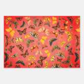 蝶ラッピング紙シート ラッピングペーパーシート (正面3)