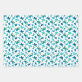 蝶ラッピング紙シート ラッピングペーパーシート (正面2)