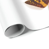 蝶ラッピング紙付き黒レース模様 ラッピングペーパー (ロールコーナー)