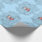 蝶ラッピング紙 ラッピングペーパー (角)