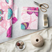 蝶ラッピング紙 ラッピングペーパー