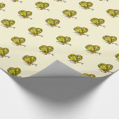 蝶ラッ飛んでいるピング紙 ラッピングペーパー (角)