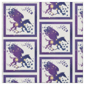 蝶ランニング2つのあるのペガサス ファブリック (見本)