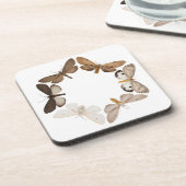 蝶リングや輪が付いているコースター コースター (左側)