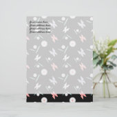 蝶レタパーソナライズされたーヘッド レターヘッド (スタンド正面)