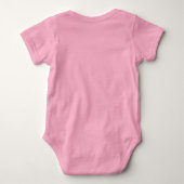 蝶レースのようベビーボディスーツ ベビーボディスーツ (裏面)