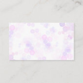 蝶ワイルドフラワーズブライダルシャワーレシピ エンクロージャーカード (裏面)