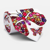 蝶ヴィンテージのラインストーンのアクセサリー ネクタイ (ロール)