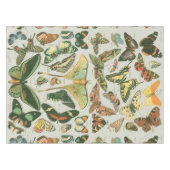 蝶ヴィンテージアンティーク蝶アート テーブルクロス (正面(横))