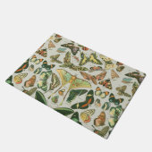 蝶ヴィンテージアンティーク蝶アート ドアマット (アングル)