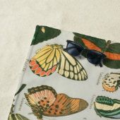 蝶ヴィンテージアンティーク蝶アート ビーチタオル (インサイチュ)