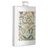 蝶ヴィンテージアンティーク蝶アート フラスク (右)